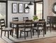 Intercon Beacon Black/Walnut Dining Table with Extension Leaf-1