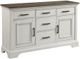 Intercon Drake French Oak/Rustic White Sideboard-0