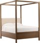Dovetail Furniture Emmalyn Dark Brown Queen Canopy Bed-0