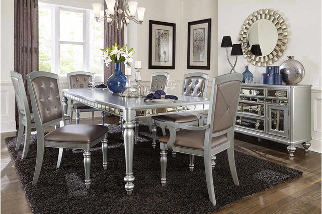 Mazin Furniture Orsina 7-Piece Silver Dining Set-1