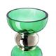 A & B Home Green/Silver 6" Flower Vase-1