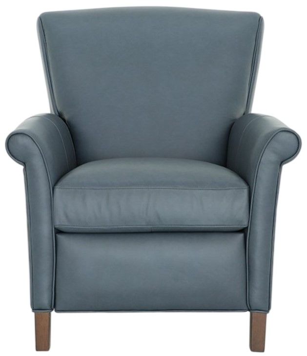 BarcaLounger® Phoebe Santa Fe Ocean Leather Manual Recliner-3