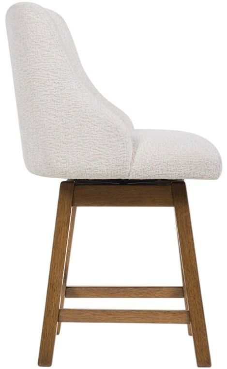 Signature Design by Ashley® Cabalynn Light Brown/Oatmeal Upholstered Barstool-2