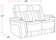 Parker House® Royce Midnight Power Reclining Loveseat-4