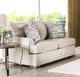 Furniture of America® Leytonstone 2-Piece Cream Living Room Sitting Set-2