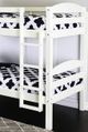 Titus Furniture White Twin/Twin Bunk Bed-1
