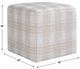 Uttermost® Joie Porcelain Plaid Ottoman-4
