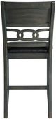 Elements International Black/Gray Counter Side Chair-2