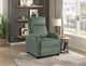 Homelegance® Parsons Green Manual Push Back Recliner-1