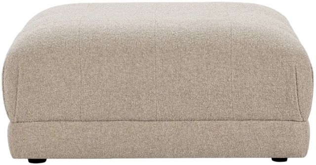 Classic Home Adalynne Buttermilk Upholstered Square Ottoman-1