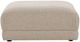 Classic Home Adalynne Buttermilk Upholstered Square Ottoman-1