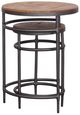 Coast2Coast Home™ Turner 2-Piece Natural Nesting Table Set with Black Base-2