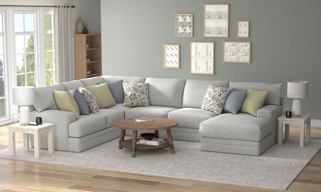Jackson Furniture Stockbridge 3-Piece Slate Right-Arm Facing Sectional and Chaise-1