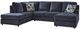 Signature Design by Ashley® Albar Place 2-Piece Cobalt Left-Arm Facing Sectional and Chaise-0