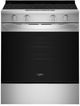 Whirlpool® 30'' Stainless Steel Smart Slide-In Electric Range with Air Cooking Technology and Steam Clean-0