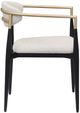 Coaster® Alexis Beige/Black Dining Arm Chair-3