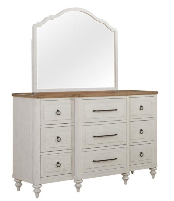 Bernards Citrus Heights Chalk/Sand Dresser-1