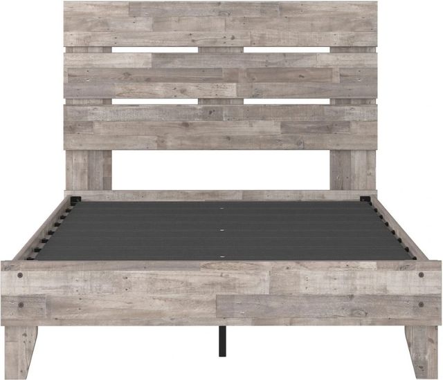 Signature Design by Ashley® Neilsville Whitewash Full Panel Platform Bed-1