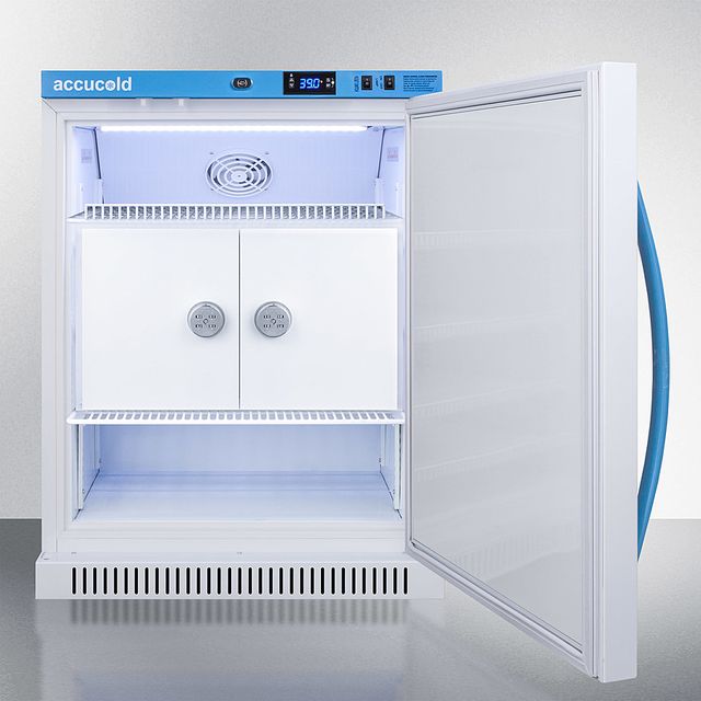 Accucold® MOMCUBE™ 6.0 Cu. Ft. White Breast Milk Refrigerator-2