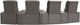 Palliser® Furniture Customizable Vivid 4-Piece Power Reclining Curved Theater Seating-3