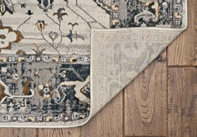 KAS Rugs Inspire Ivory/Gray Empera 5'x8' Area Rug-4