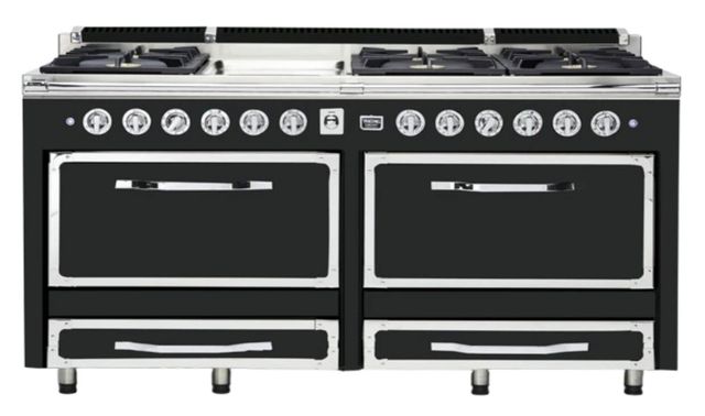 Viking® Tuscany 66" Antique Bronze Pro Style Dual Fuel Range with 2 Induction-0