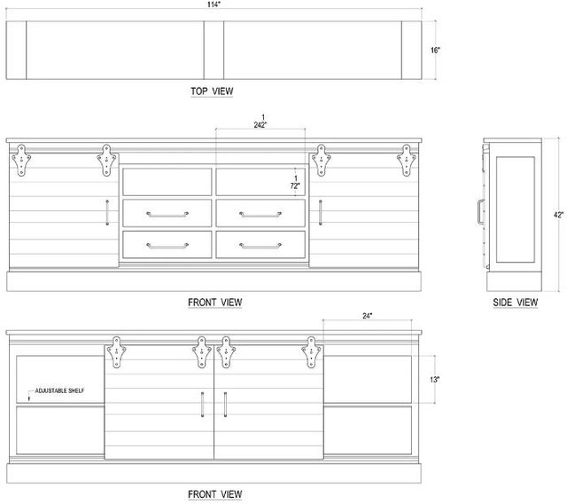 Bramble Customizable Sonoma Media Console-1