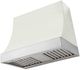AGA Marquee 36" White Wall Mounted Range Hood with Polished Chrome Trim-0