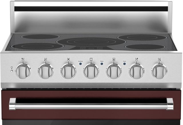 Viking® 3 Series 30" Kalamata Red Freestanding Electric Range-1