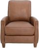 BarcaLounger® Melrose Dobbs Saddle Leather Manual Recliner-3
