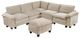 Homelegance® Dublin 6-Piece Taupe Modular Sectional with Ottoman-0