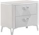 Coaster® Cassia 4-Piece Burnished White High Gloss Queen Panel Bedroom Set-4