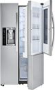 LG 21.7 Cu. Ft. Stainless Steel Counter Depth Side-By-Side Refrigerator-5
