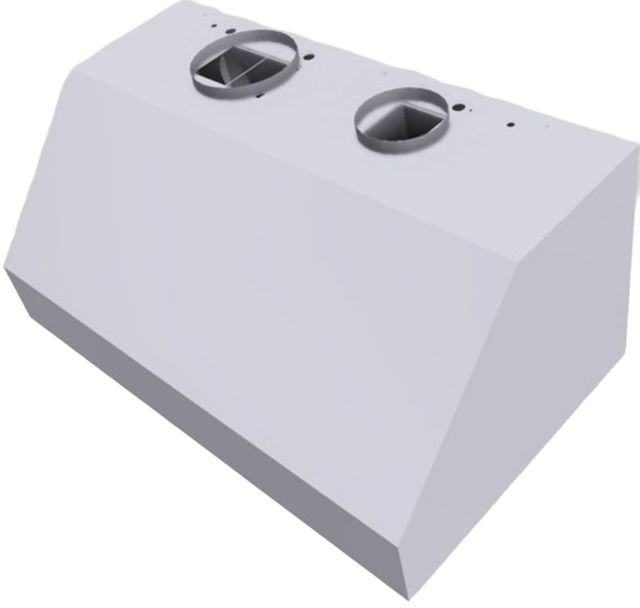 Vent-A-Hood® Premier Magic Lung® 48" White Wall Mounted Range Hood-3