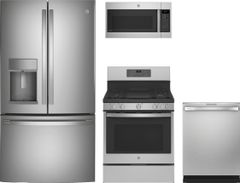 GE Profile™ 4 Piece Stainless Steel Kitchen Package
