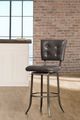HH2 Home Caslan Charcoal/Gray Swivel Bar Stool-3