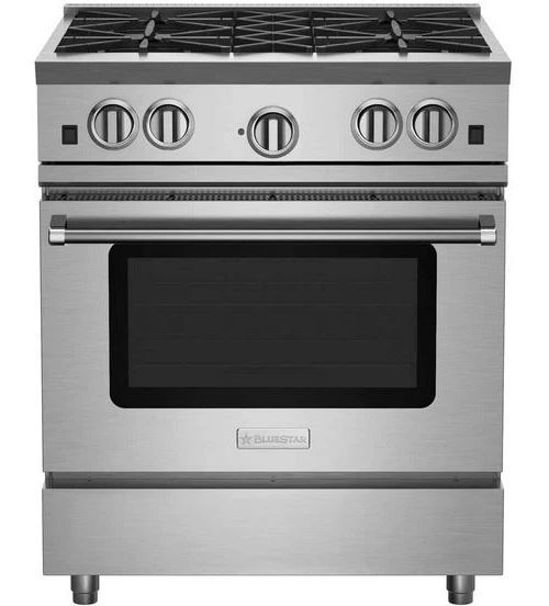 BlueStar® RNB Series 30" Stainless Steel Pro Style Natural Gas Range-0