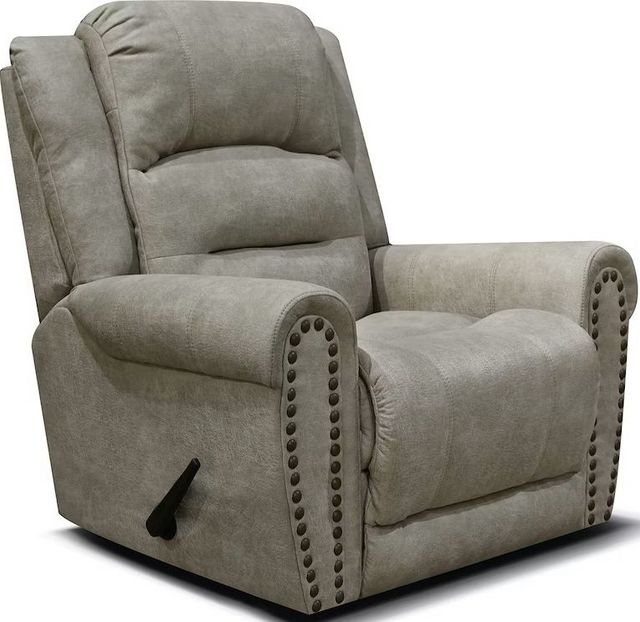 England Furniture Customizable EZ Motion Rocker Recliner with Nailhead Trim