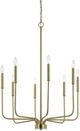 Forty West Liv Gold 8-Light Chandelier-0