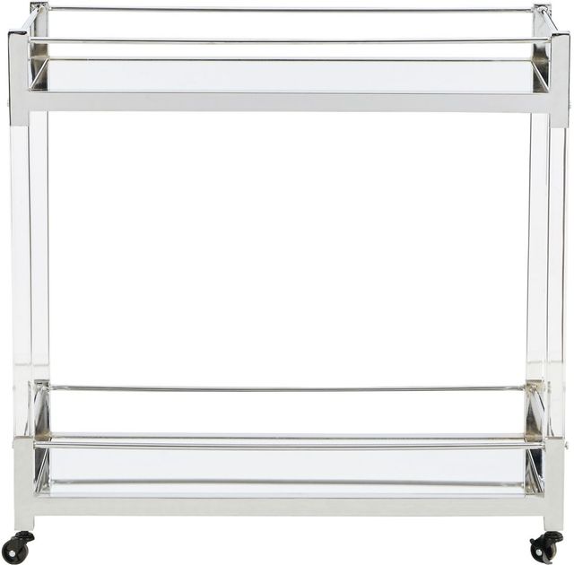 Signature Design by Ashley® Chaseton Silver Bar Cart-1