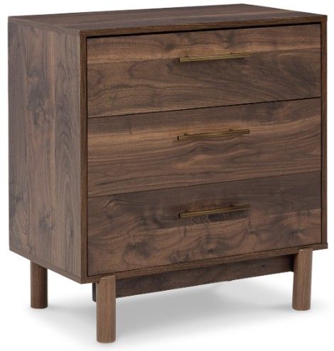 Signature Design by Ashley® Calverson 4-Piece Mocha Queen Bedroom Set-3