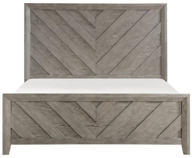 Homelegance® Silas Gray Queen Panel Bed-2