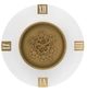A & B Home Clear/Gold/White Round Gear Clock-0