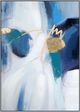 Classy Living Blue Velvet Radiance Abstract Wall Art-0