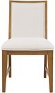Jofran Inc. Sierrafina Beige/Brown Upholstered Back Chair-2