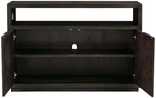 Modus Furniture Oxford Basalt Gray 54" Media Console-3