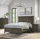Intercon San Mateo Gray Queen Standard Panel Bed-1