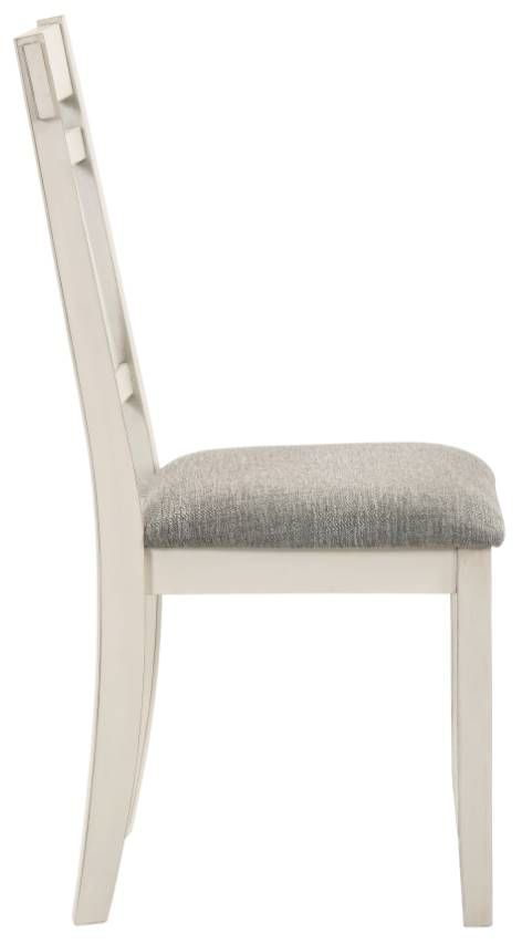 New Classic® Home Furnishings Maisie Light Gray/White Side Chair-3