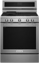 KitchenAid® 30" Stainless Steel Freestanding Gas Range-1