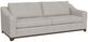 International Furniture Direct Natural Parota Ivory 95" Sofa-0